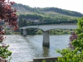 Das Ziel: Die Fußgängerbrücke bei Zell